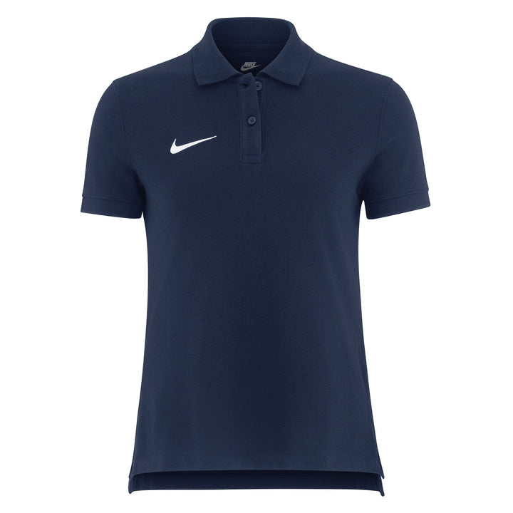 Polo Nike Team Cotton da donna blu navy