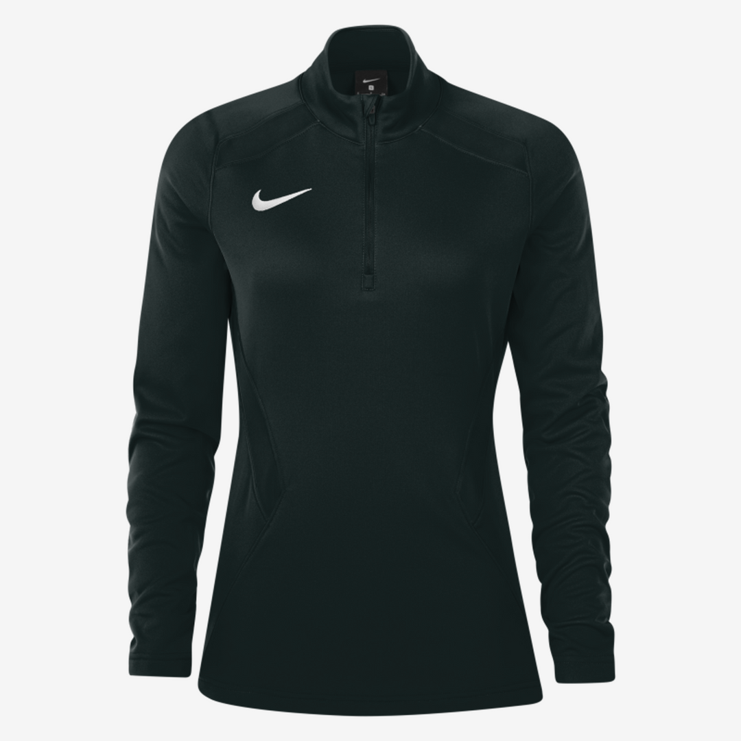 Nike Dames Training 1/4 Zip Midlayer Zwart