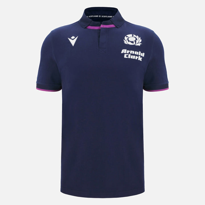 Macron Scotland Rugby Cotton Home Shirt Short Sleeve