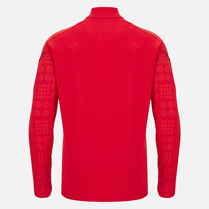 Macron Rugby Wales 2025/26 1/4 Zip Training Top Men