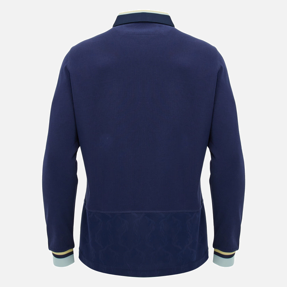Macron Schotland Rugby Classic Thuisshirt met Lange Mouwen Heren