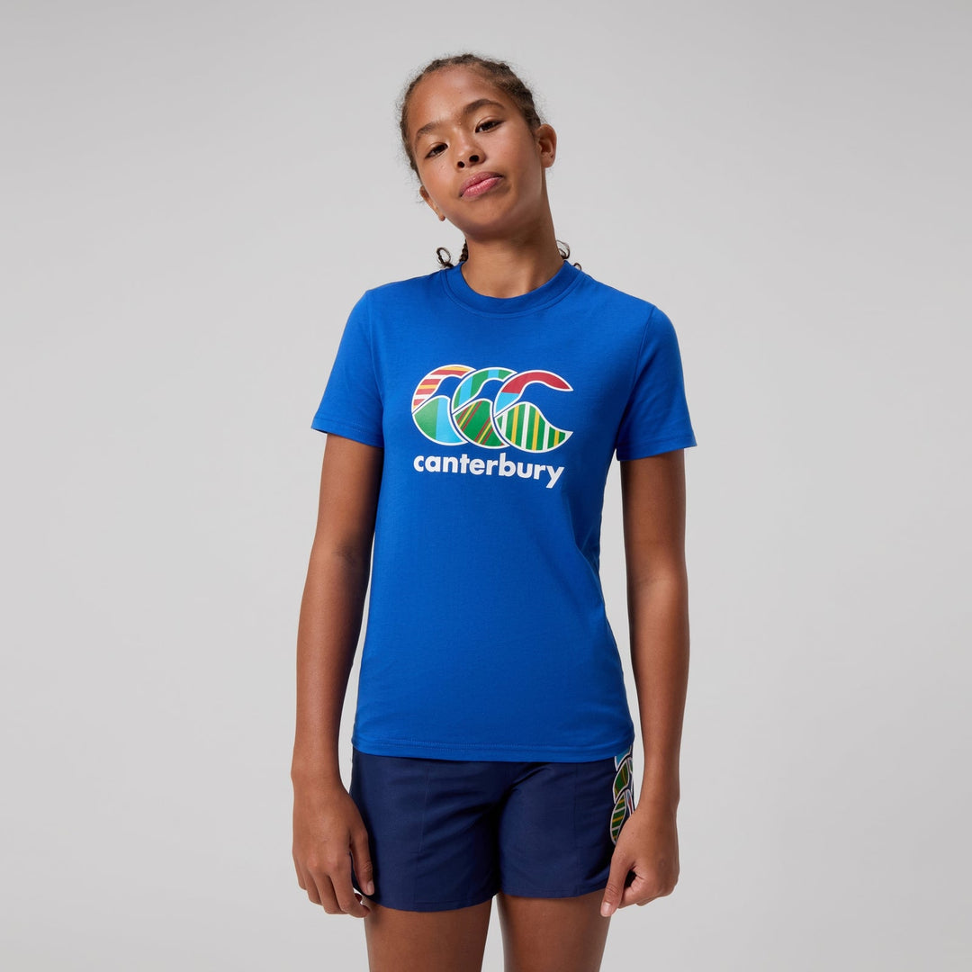 Canterbury Junior Unisex Uglies T-Shirt Blue