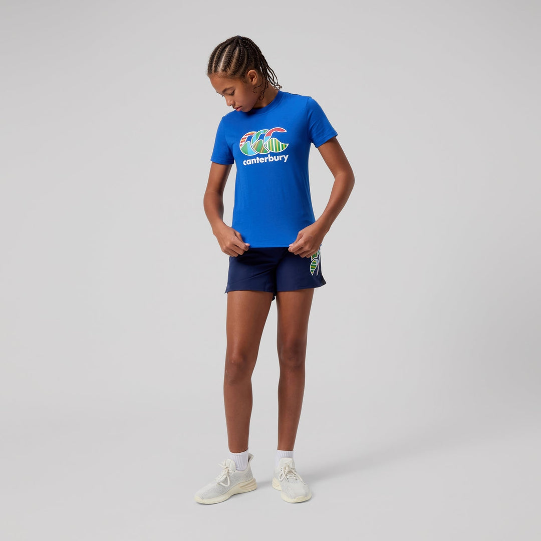 Canterbury Junior Unisex Uglies T-Shirt Blue