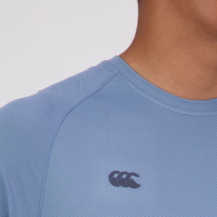 Canterbury Tempo+ Maglietta da allenamento a maniche lunghe da uomo, blu