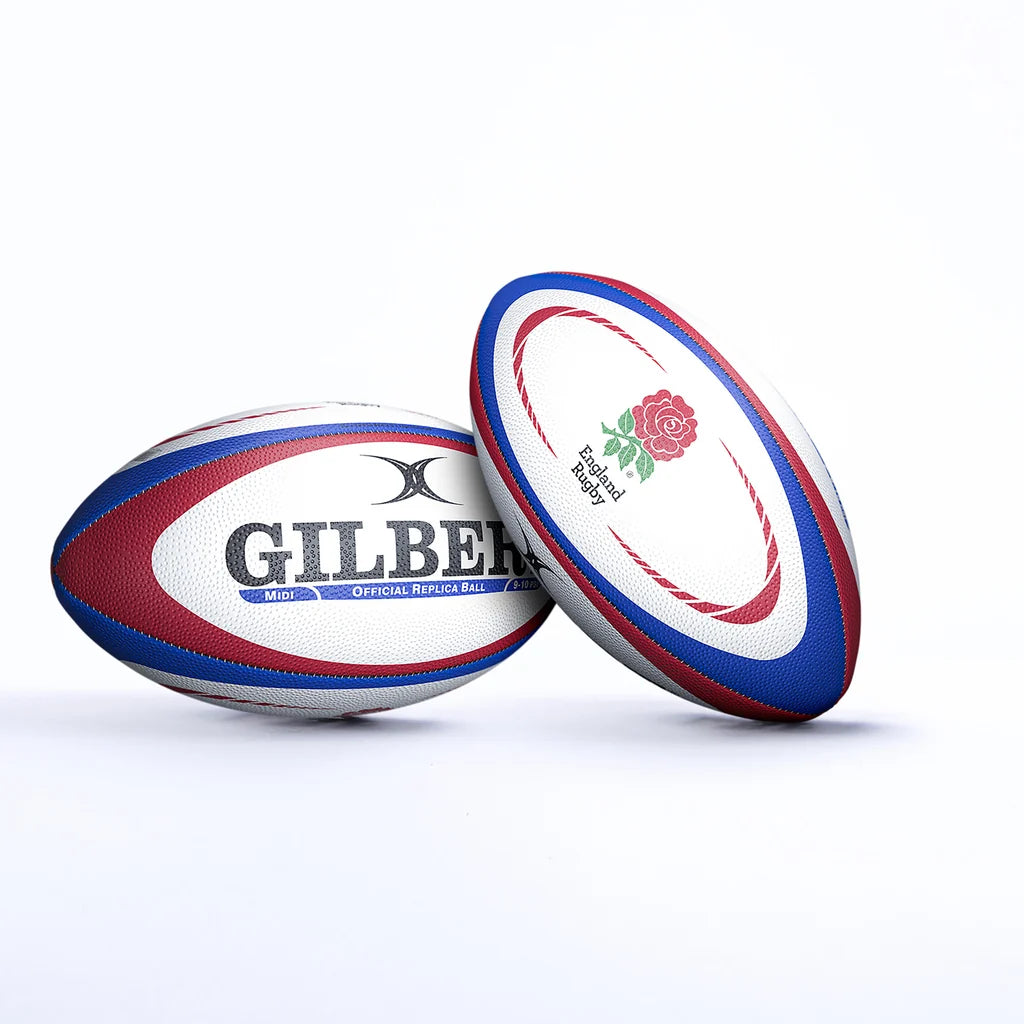 Gilbert England Mini Replica Rugby Ball
