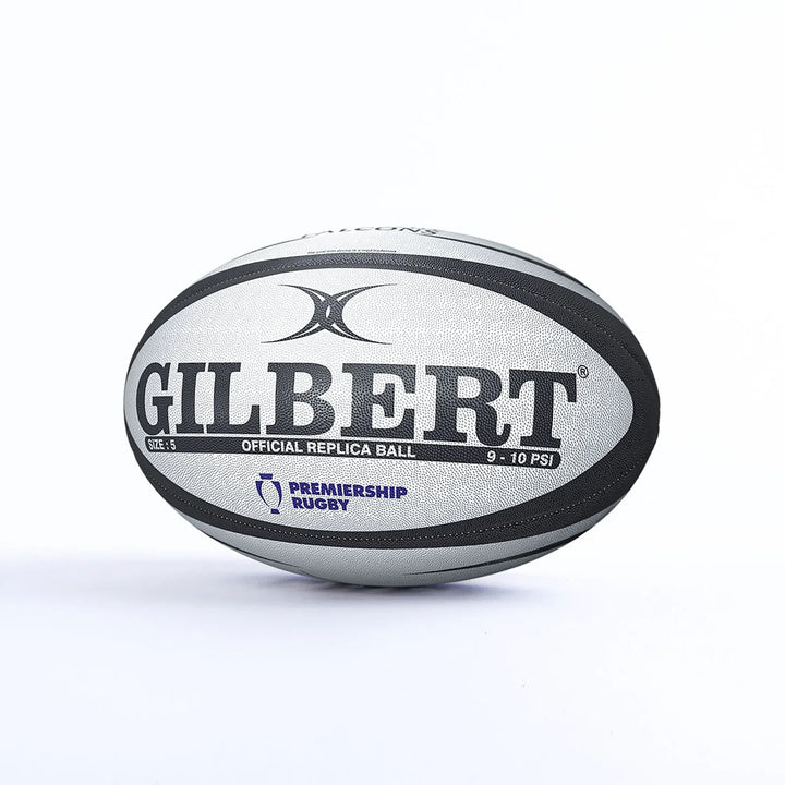 Gilbert Newcastle Falcons Replica Rugby Ball Size 5
