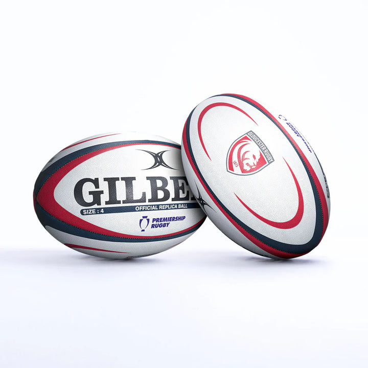 Gilbert Gloucester Rugby Replica Rugby Ball Size 4
