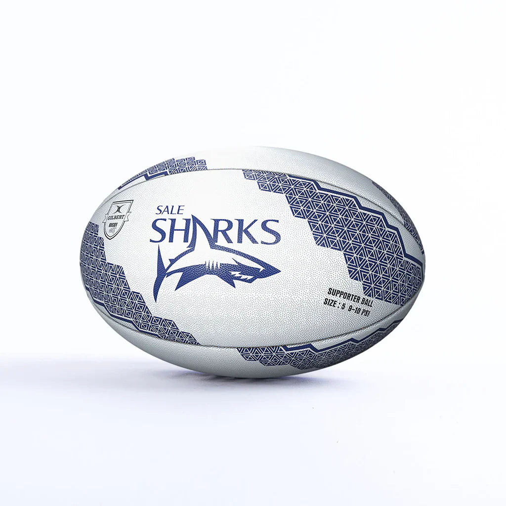 Gilbert Sale Sharks Supporter Rugby Ball Size 5