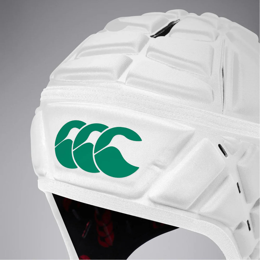 Canterbury Raze Headguard White/Green Junior