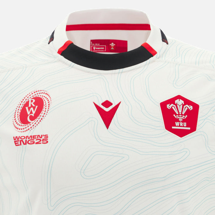 Macron Wales Rugby WRWC Replica Away Shirt 2025 Men