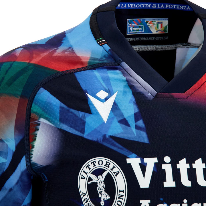 Macron Italië Rugby Training Rugby Shirt Heren