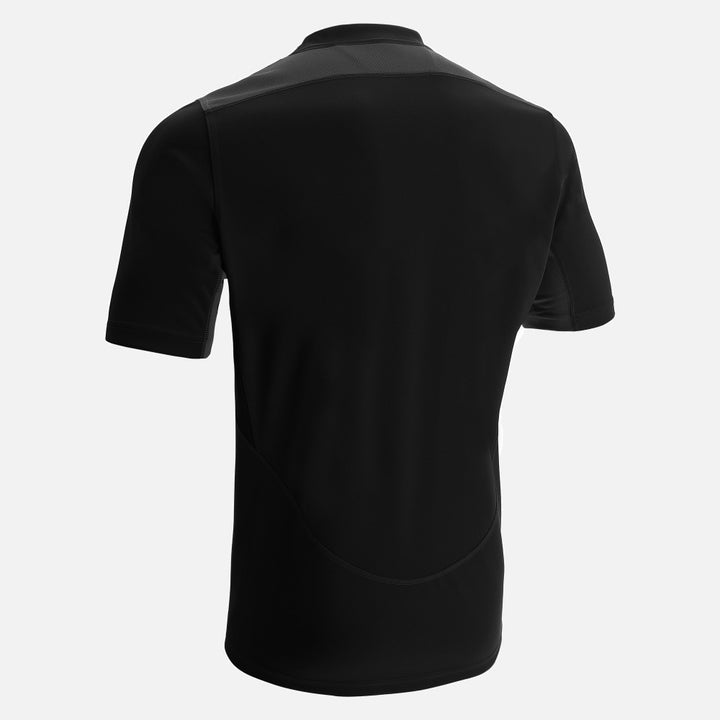 Macron Peridot Rugby Shirt Senior Black