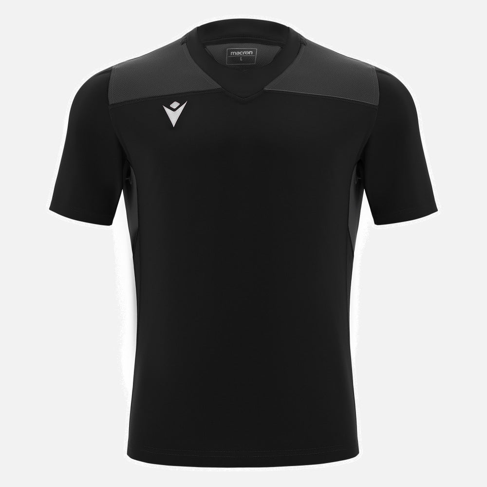 Macron Peridot Rugby Shirt Senior Black