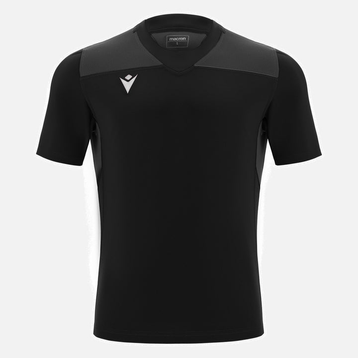 Macron Peridot Rugby Shirt Senior Black