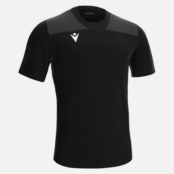 Macron Peridot Rugby Shirt Senior Black