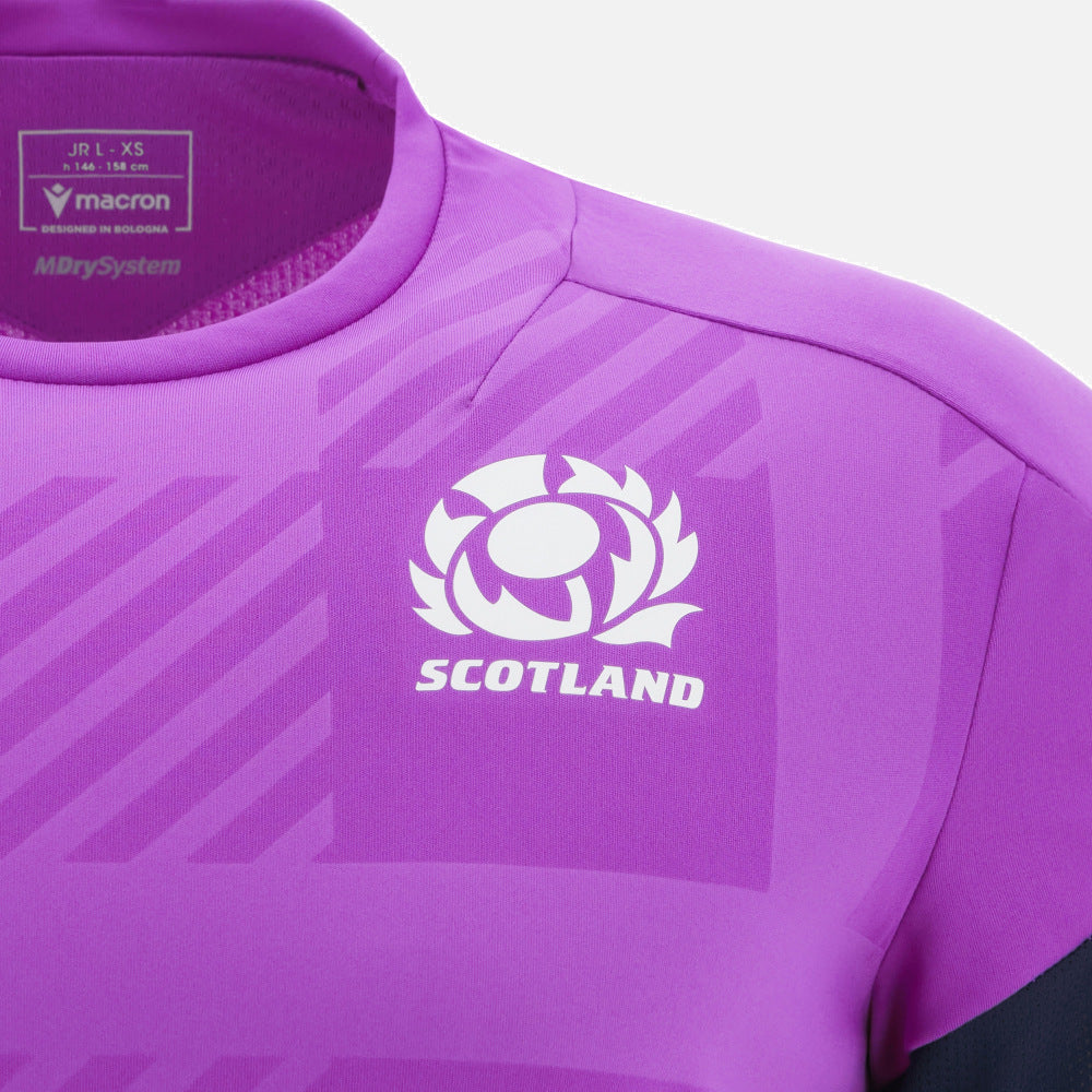 Macron Scotland Rugby 2025/26 Training T-Shirt Kids