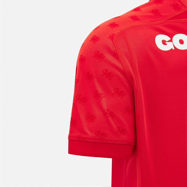 Macron Wales Rugby 2026/27 Thuisshirt Kids