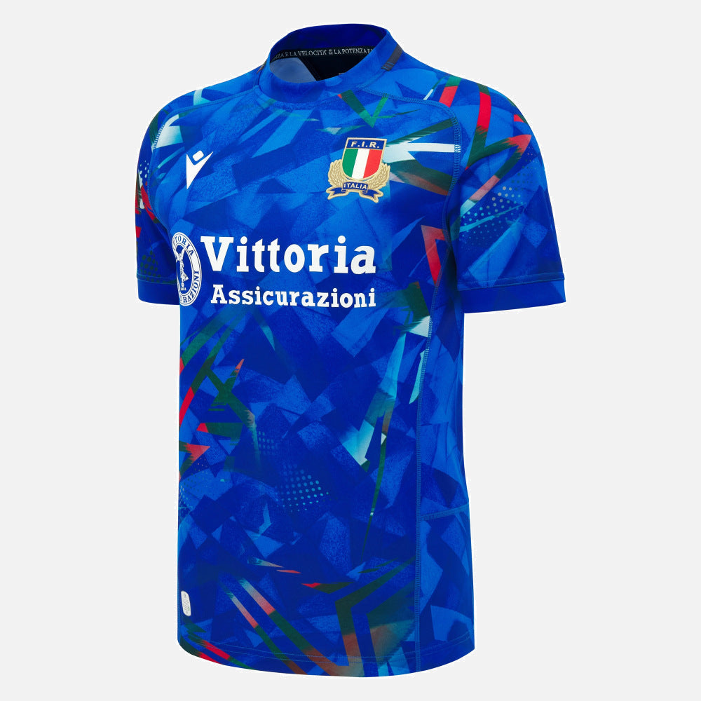 Macron Italië Rugby Replica Thuisshirt Heren