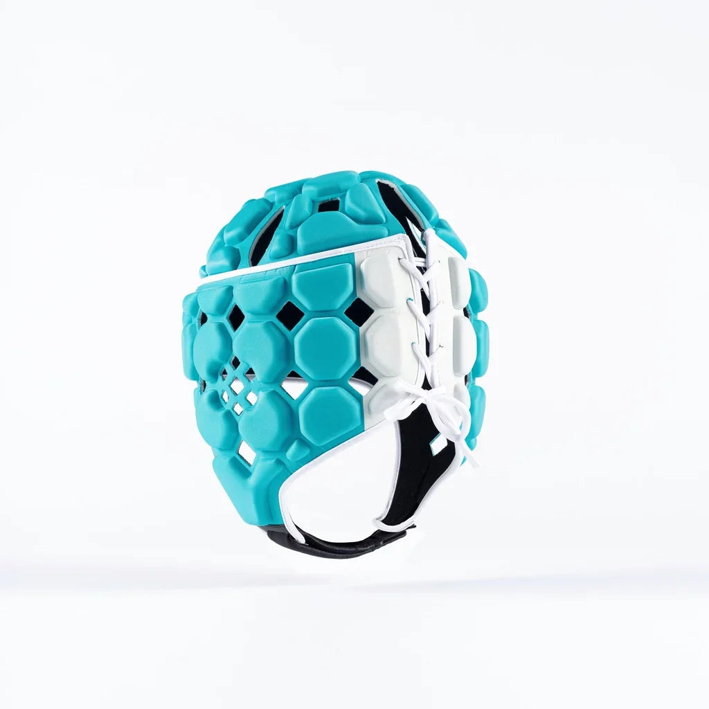 Gilbert Octane Scrumcap Aqua/White Junior