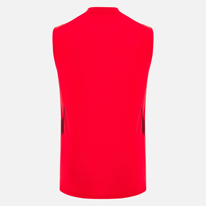 Macron Rugby Wales 2025/26 Training Singlet Men Red