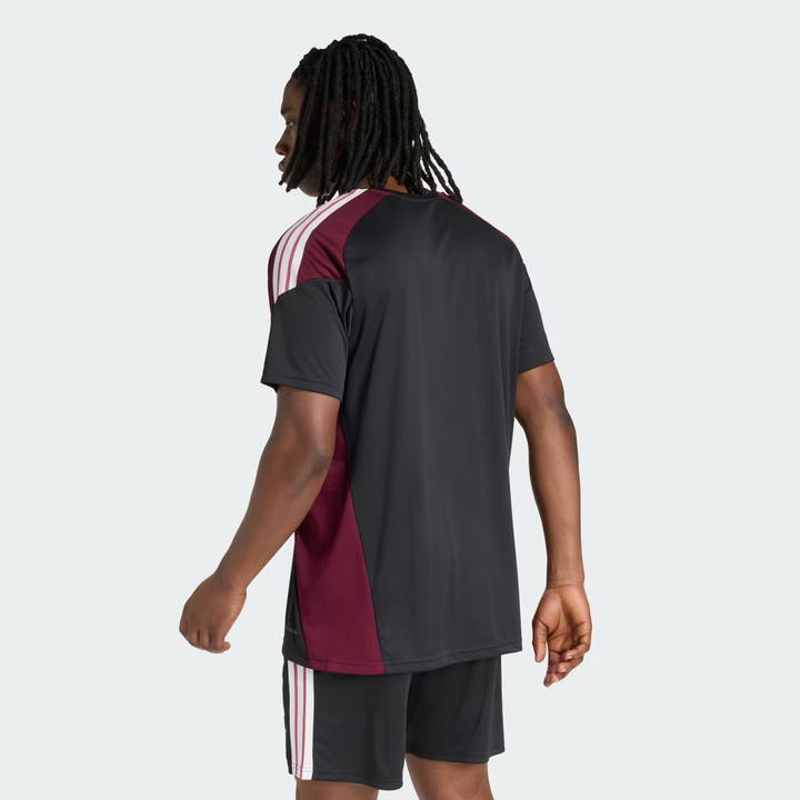 adidas All Blacks Performance T-Shirt Black/Maroon Men's