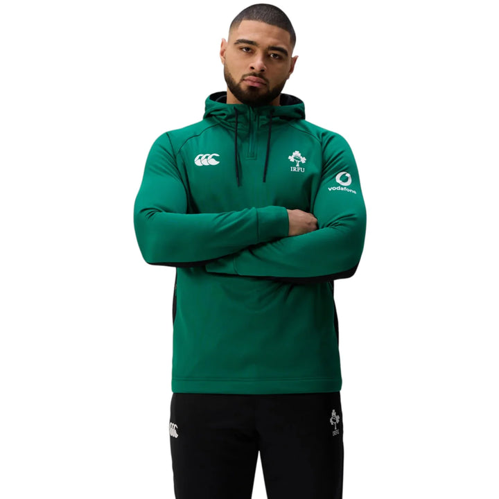 Canterbury Ireland IRFU Rugby Half-Zip Training Hoodie Men