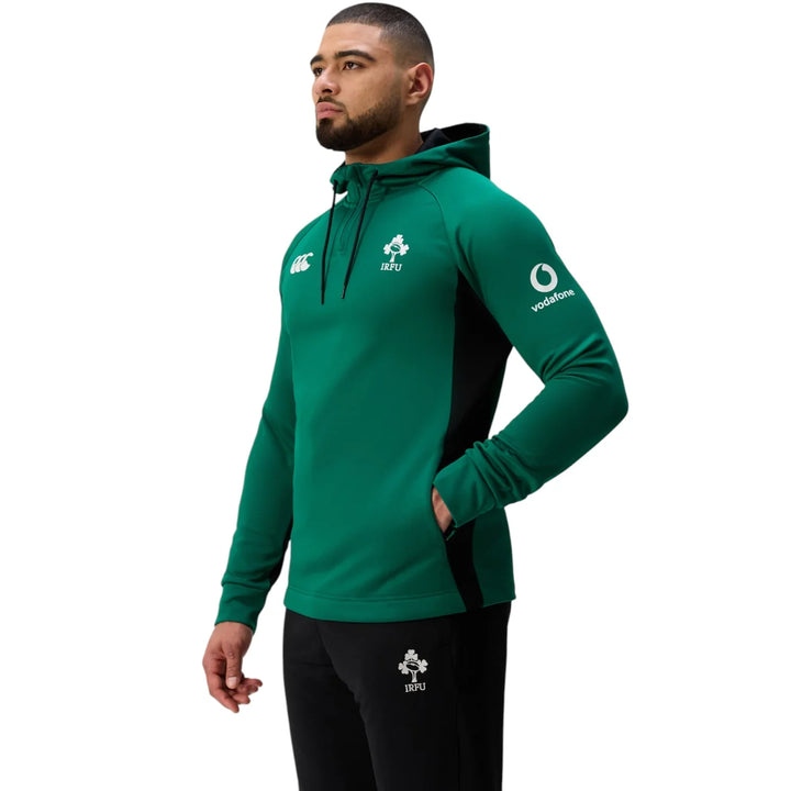 Canterbury Ireland IRFU Rugby Half-Zip Training Hoodie Men
