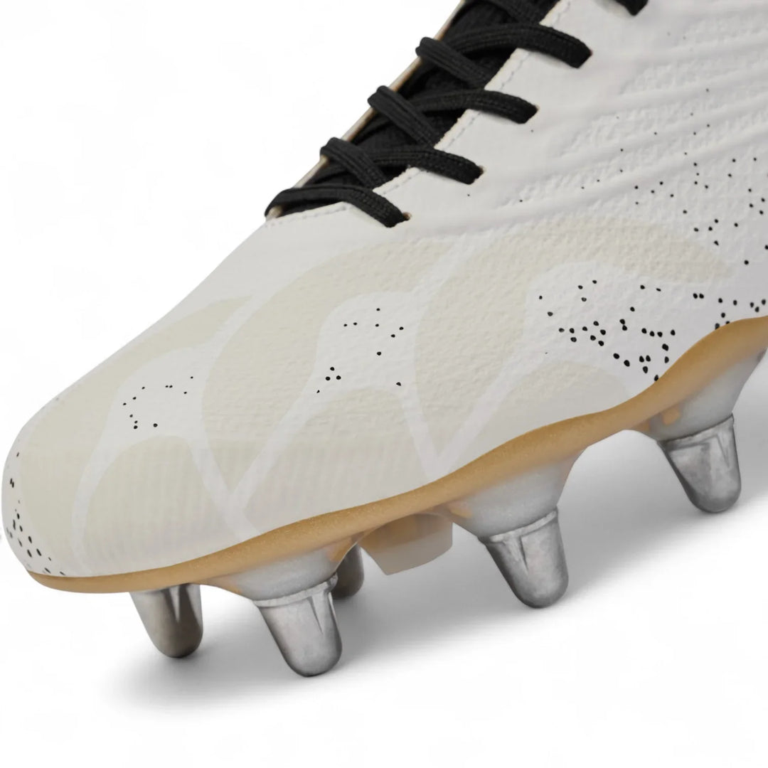 Canterbury Stampede Groundbreak Elite SG Rugby Boots White