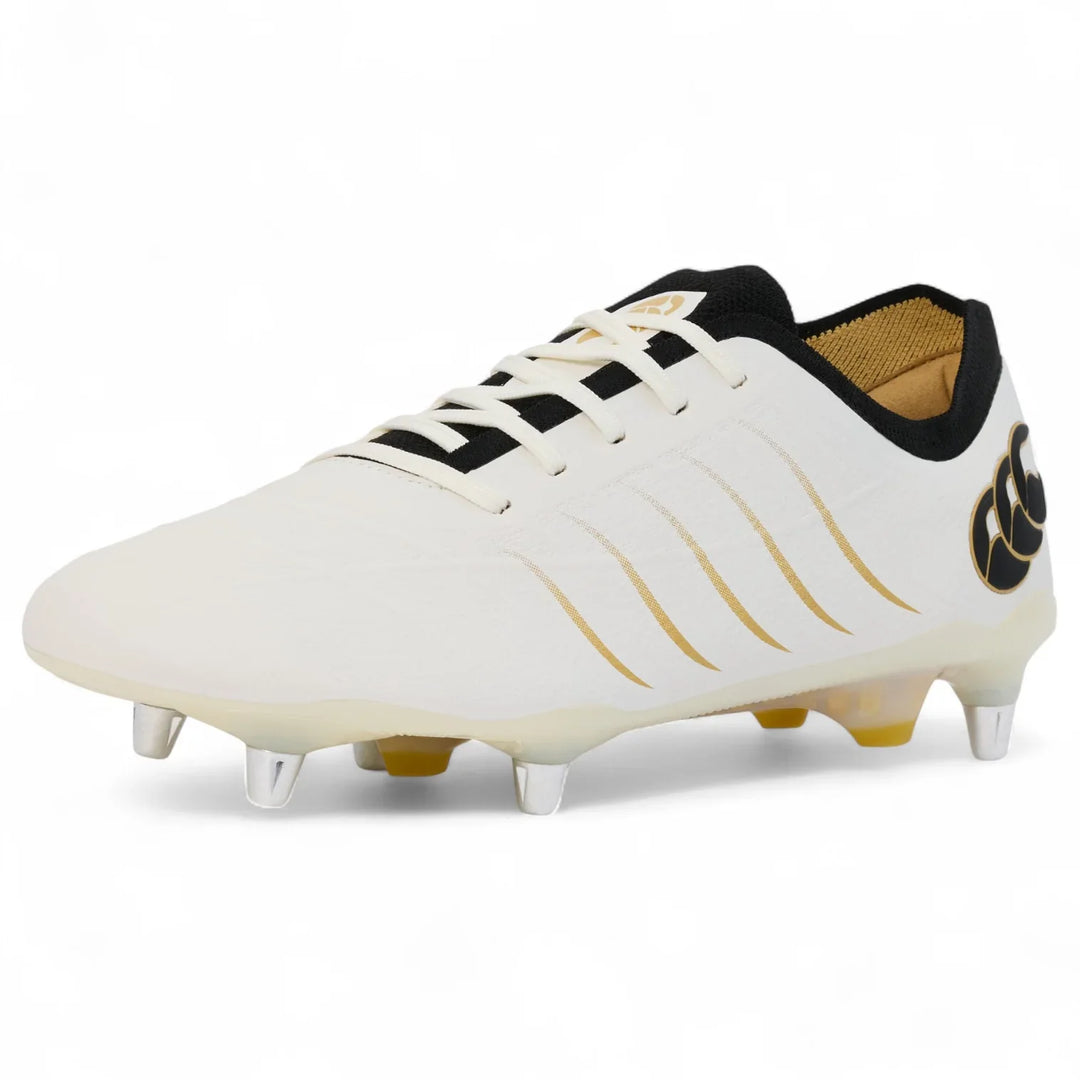 Canterbury Phoenix 2.0 Elite SG Rugby Boots White