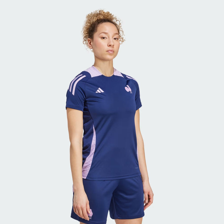 adidas France Performance T-Shirt Women Blue