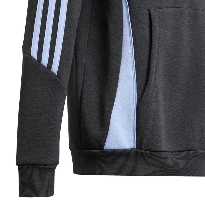 adidas All Blacks Rugby Hoodie Kids Blue Spark