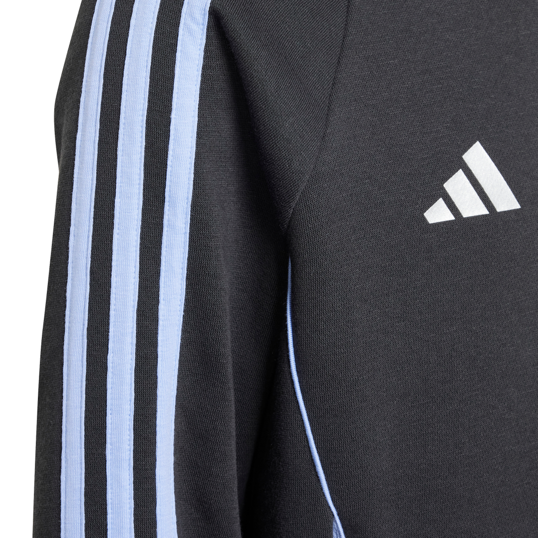 adidas All Blacks Rugby Hoodie Kids Blue Spark