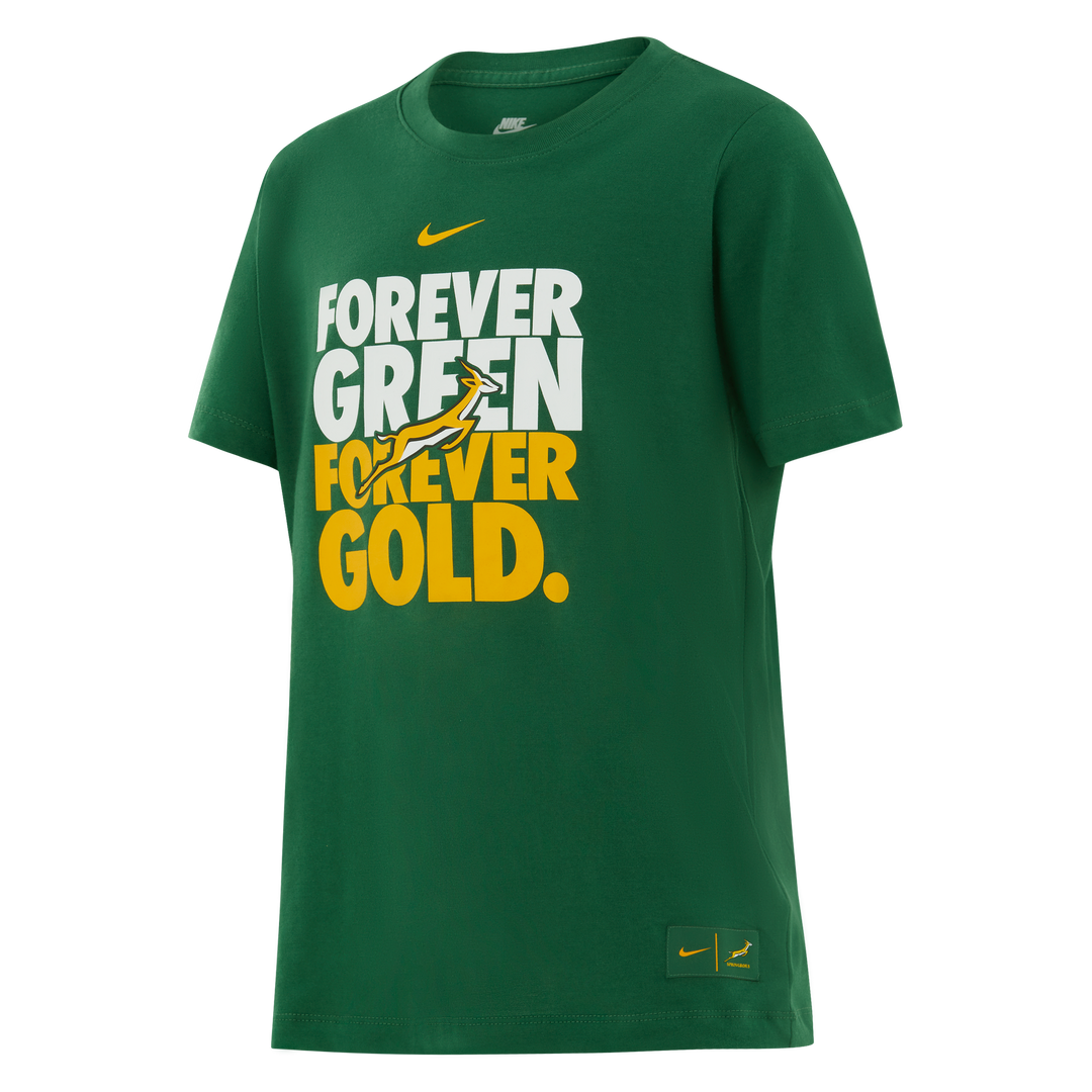 Nike Springboks Forever Green Forever Gold T-Shirt Kids