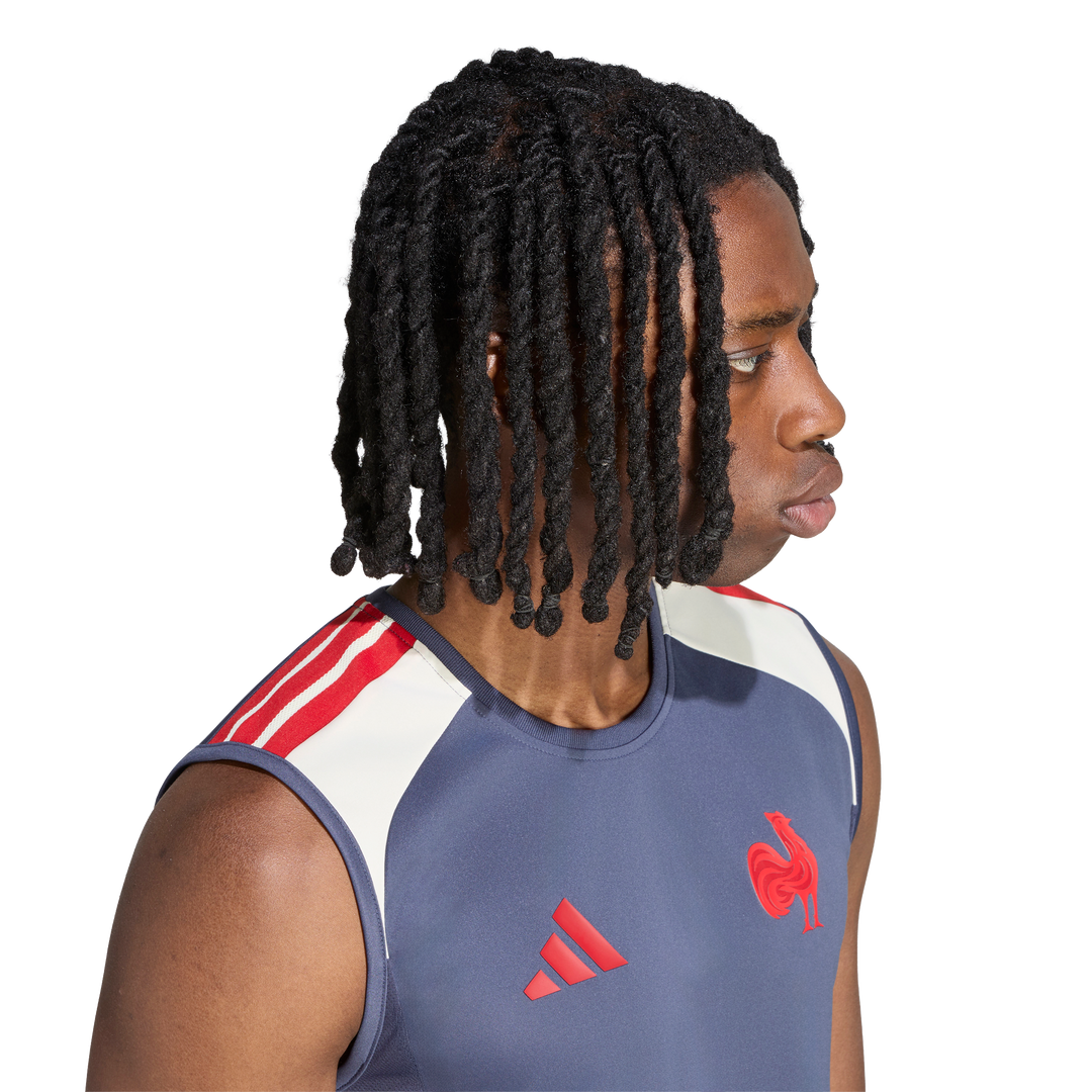 adidas France Rugby Singlet Heren
