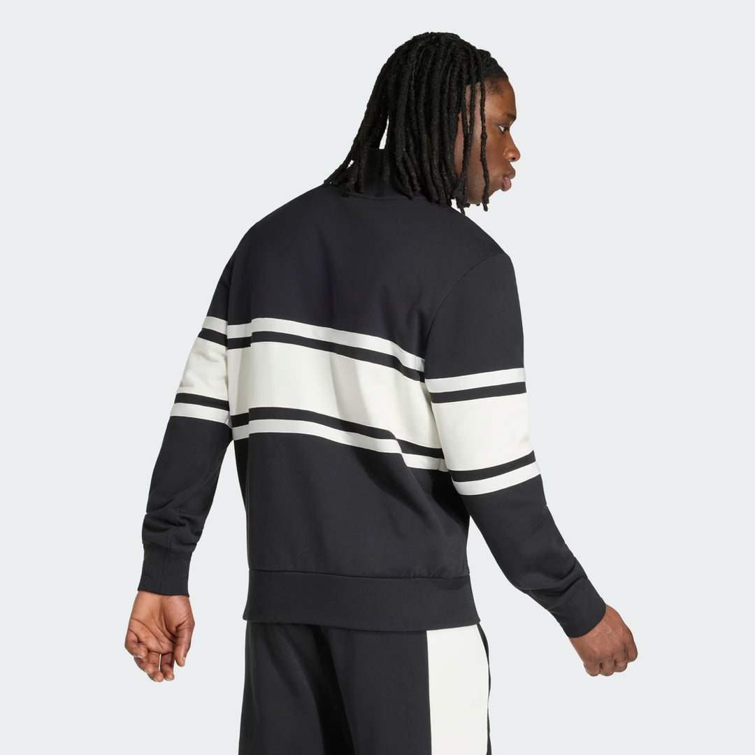 Adidas All Blacks Leisurewear Sweatshirt 1/4 Zip Heren