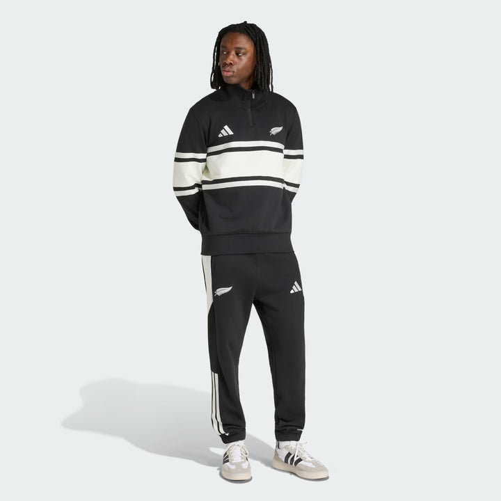 Adidas All Blacks Leisurewear Sweatshirt 1/4 Zip Heren