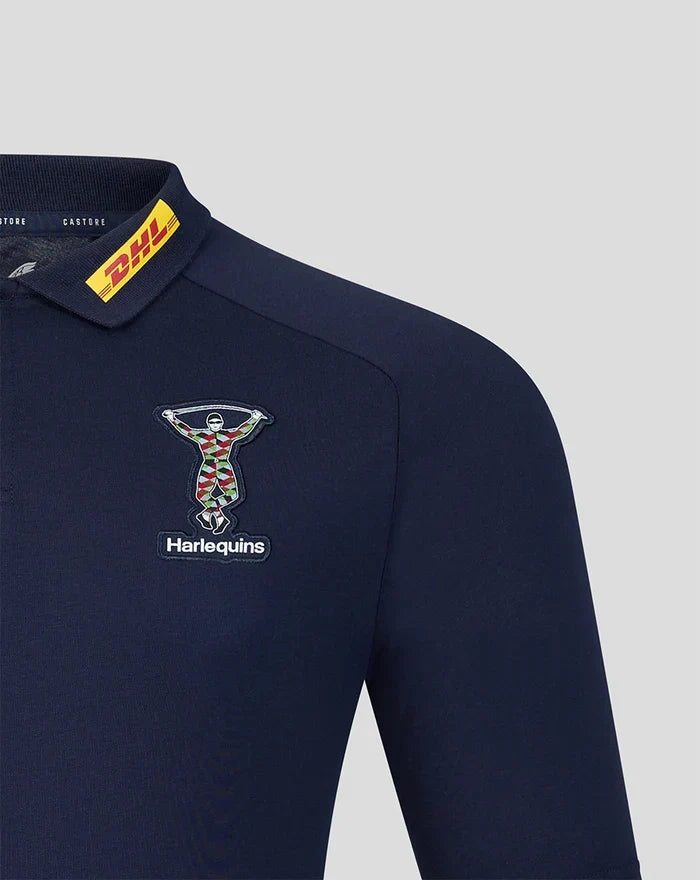 Castore Harlequins Travel Polo Heren