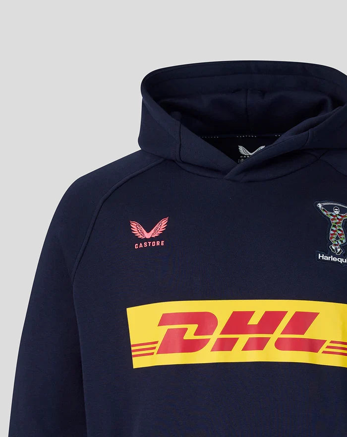 Castore Harlequins Travel Hoodie Heren