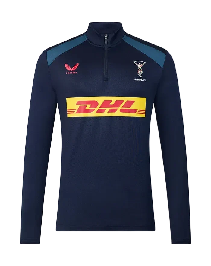 Castore Harlequins Training 1/4 Zip Top Heren