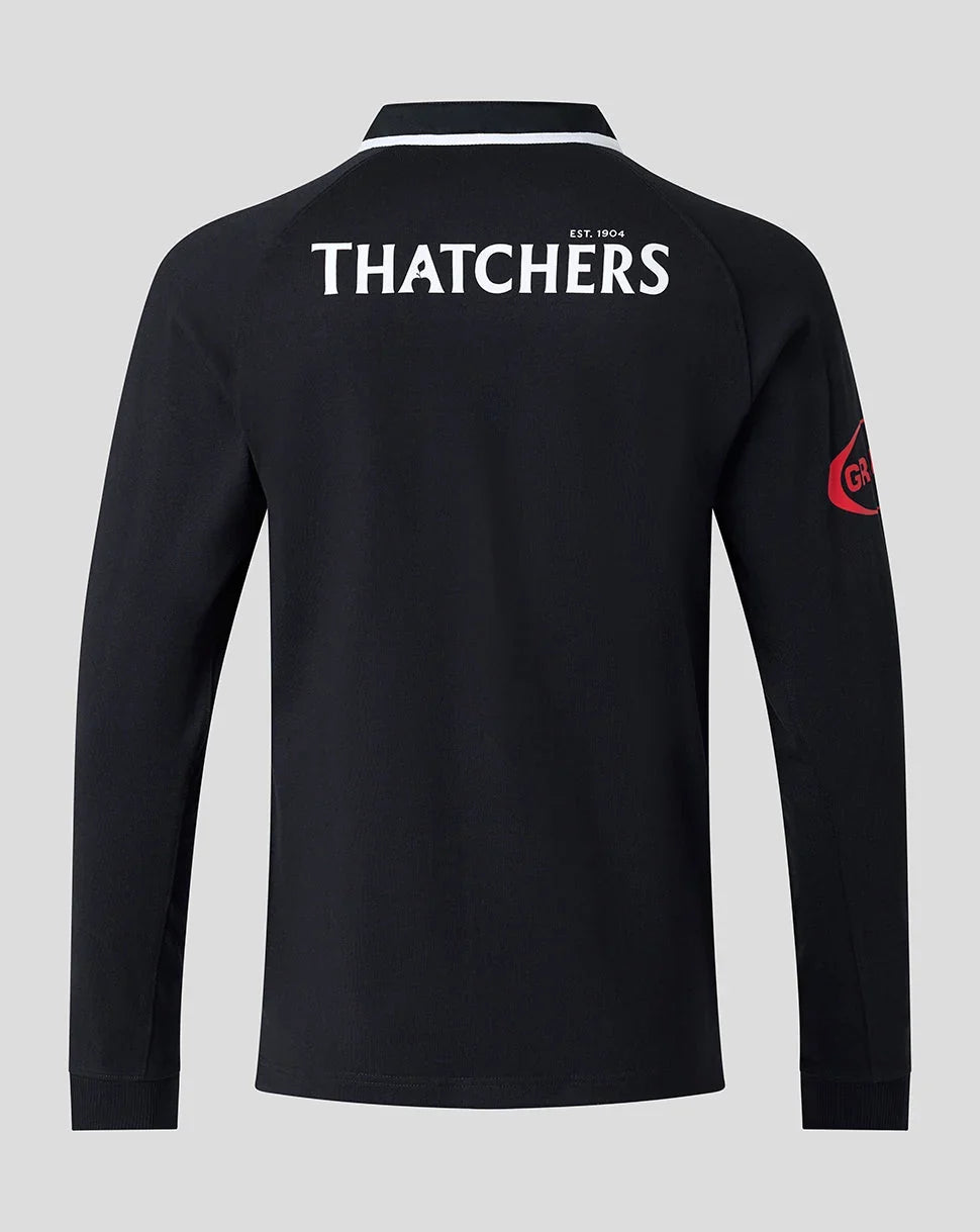 Castore Bath Rugby Classic Thuisshirt met Lange Mouwen Heren