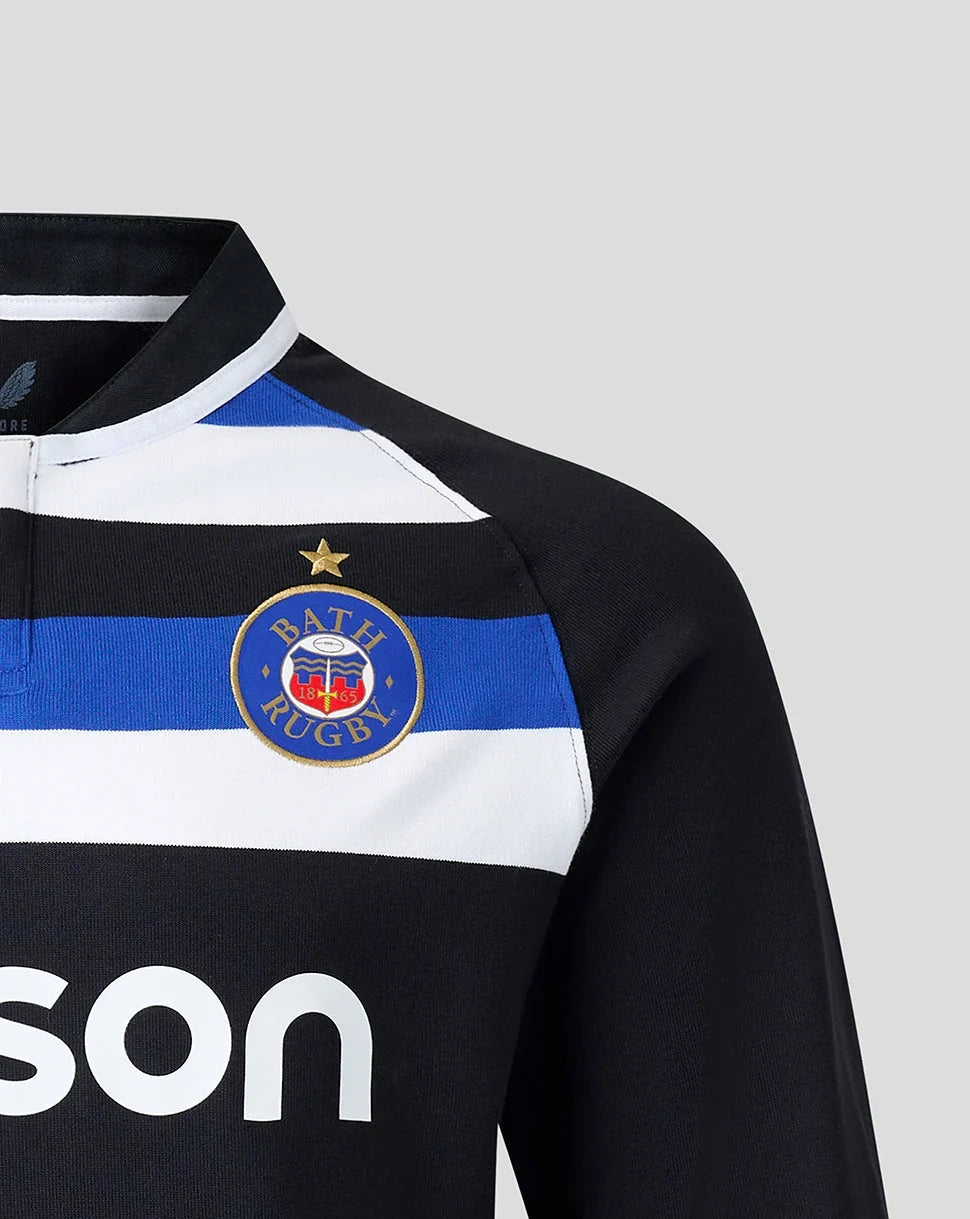 Castore Bath Rugby Classic Thuisshirt met Lange Mouwen Heren