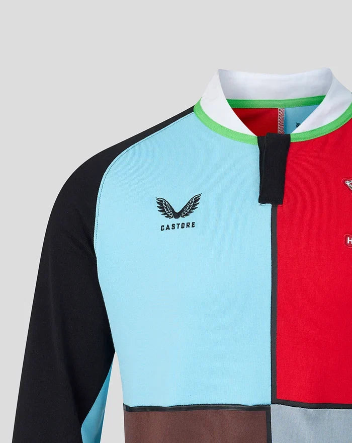 Castore Harlequins Classic Thuisshirt met Lange Mouwen Heren