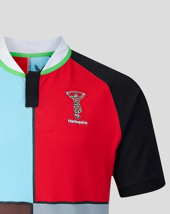 Castore Harlequins Classic Thuisshirt met Korte Mouwen Heren