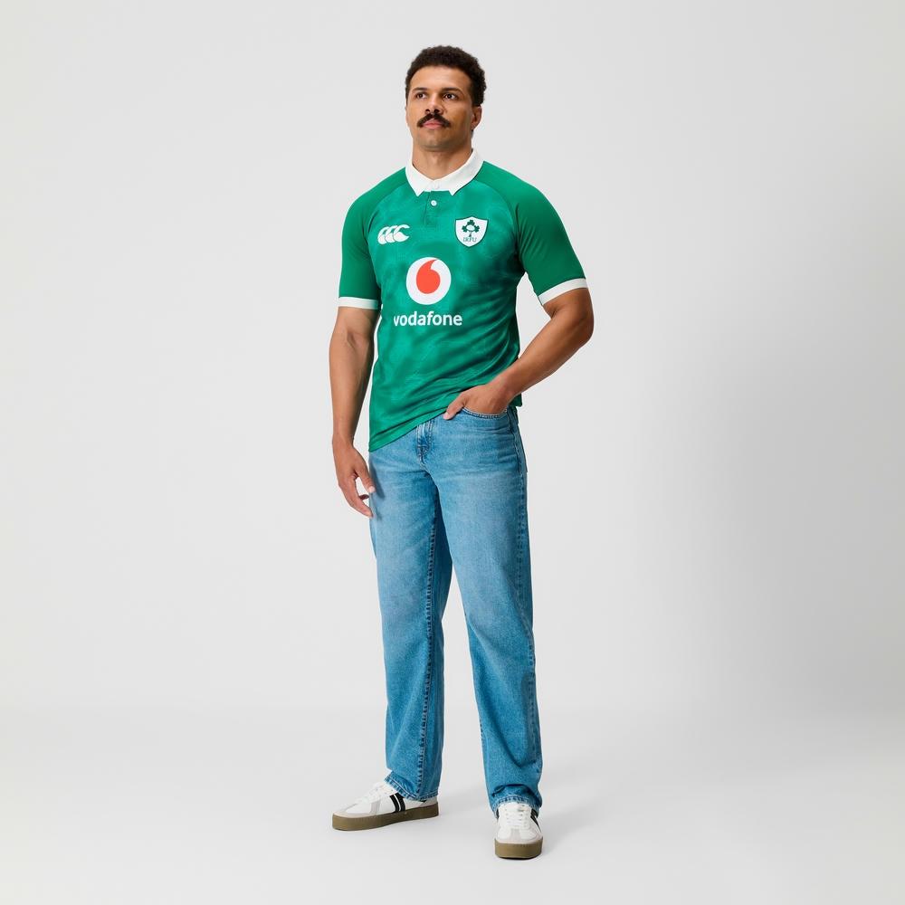 Canterbury Ireland IRFU Rugby Home Pro Shirt 2025/26 Men
