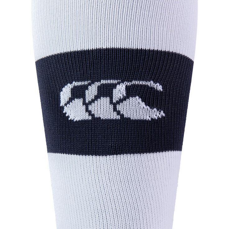 Canterbury Team Hooped Socks Navy/White Junior