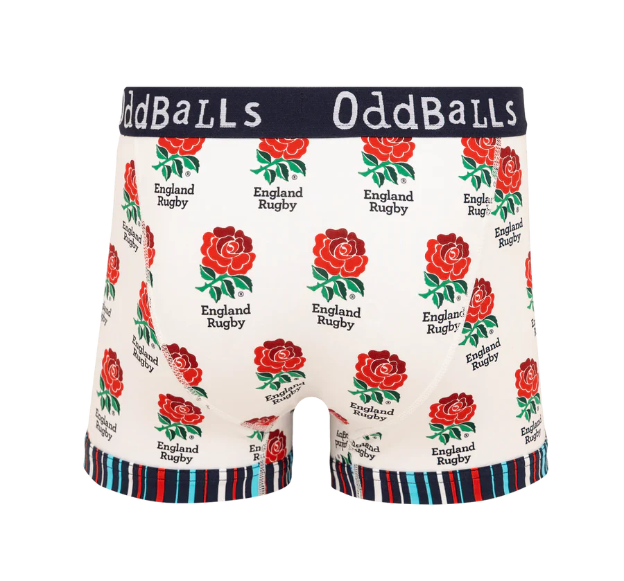 OddBalls England Rugby Union Boxer Shorts Men