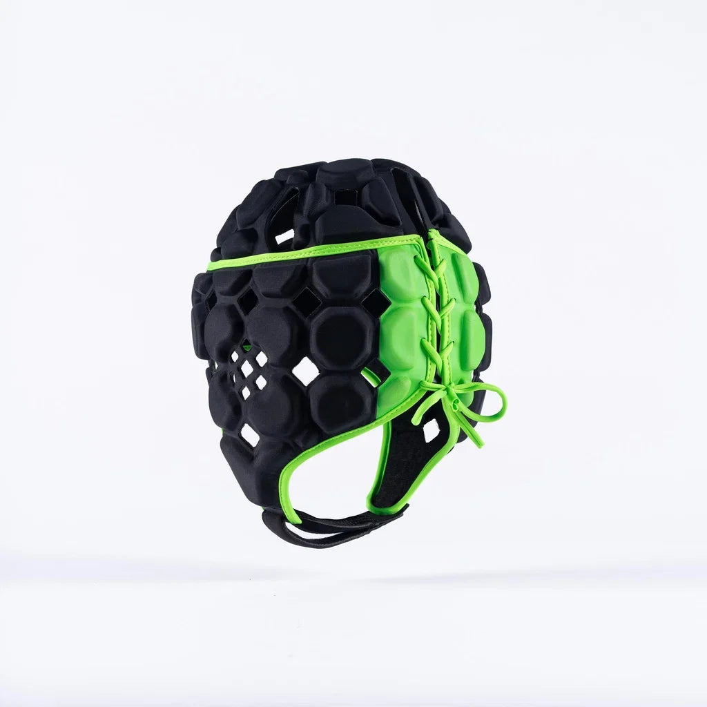 Gilbert Octane Scrumcap Black/Green Junior