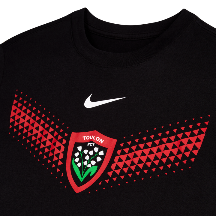 Nike RC Toulon Graphic Rugby T-shirt Black