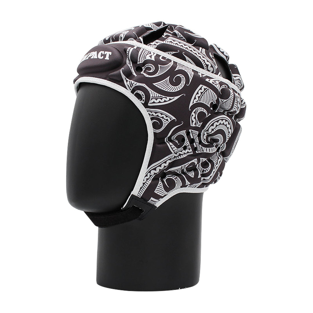 Caschetto Impact Rugby Tribal nero