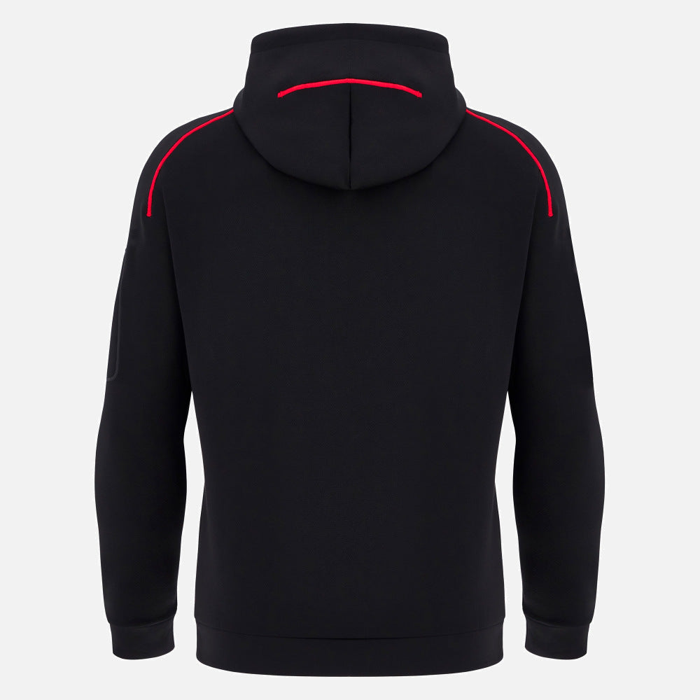 Macron Rugby Wales 2025/26 Athleisure Tech Hoodie Men